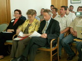 Ministerin Wernicke und Landrat M. Ermrich beim Landschaftspflegetag 2007 zu Gast